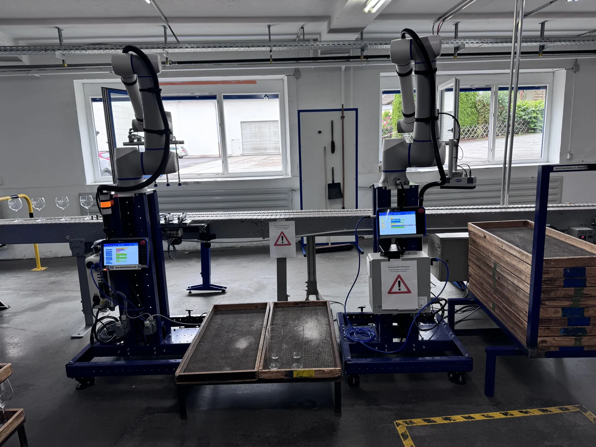 Robotiklösung mit kollaborativen Robotern